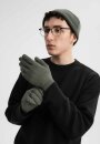 Strickhandschuhe RISHI  grün melange vegan