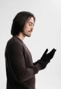 Strickhandschuhe RISHI schwarz vegan