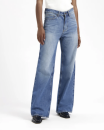 Harper Loose Fit High Waist Flare rosebowl blue 31/32