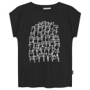 T-Shirt Visby Cat Crowd black
