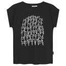 T-Shirt Visby Cat Crowd black