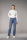 Nova Straight Jeans Medium Waist fashion blue