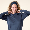 Unisex Retro-Nachthemd Dominique dark navy