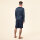 Unisex Retro-Nachthemd Dominique dark navy