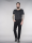 Finn Kordhose Slim Fit Mid Waist black