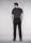 Finn Kordhose Slim Fit Mid Waist black