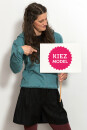 Frauen-Zip-Hoody aus fair gehandelter Biobaumwolle teal