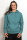 Frauen-Zip-Hoody aus fair gehandelter Biobaumwolle teal