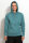 Frauen-Zip-Hoody aus fair gehandelter Biobaumwolle teal