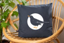 Kissenbezug Amsel anthrazit 40*40