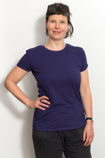 Frauen Fit T-Shirt purple S