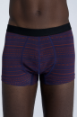 Herren Trunkshorts tibetrot-navy geometrisch