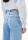 Enijaa Wide Leg High Waist Jeans horizon