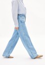 Enijaa Wide Leg High Waist Jeans horizon