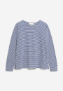Longsleeve Xianaa lovely Stripes oatmilk-lapis blue L