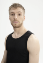 Geripptes Tanktop OSHIN schwarz