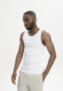 Geripptes Tanktop OSHIN weiß