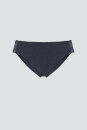 Mini Slip mit Spitze marine-melange