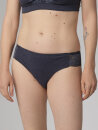 Mini Slip mit Spitze marine-melange 38
