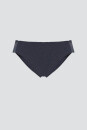 Mini Slip mit Spitze marine-melange 38