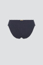 Mini Slip mit Spitze marine-melange 38