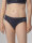 Mini Slip mit Spitze marine-melange 38