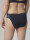 Mini Slip mit Spitze marine-melange 38