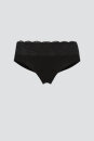 Brasil-Slip mit Spitze schwarz