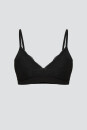 Soft Bra bügellos mit Spitze schwarz