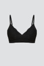 Soft Bra bügellos mit Spitze schwarz