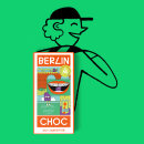 Bio "Berlin Choc" Stadtschokolade Zartbitter mild Motiv Oberbaumbrücke