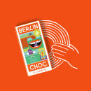 Bio "Berlin Choc" Stadtschokolade Zartbitter mild Motiv Oberbaumbrücke