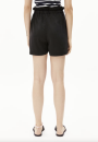 Vaanna Shorts aus Viskose-Leinen-Mix schwarz