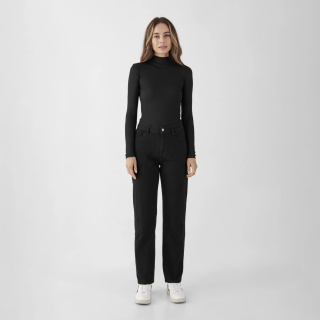 Morning Regular Straight Low Waist black