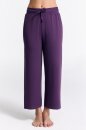 Wide Leg Tencel-Hose weinbeere