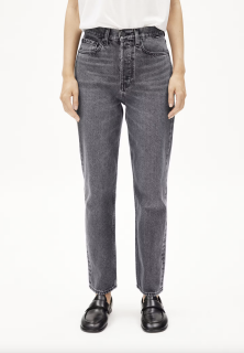 Straight Leg High Waist Jeans Aaikala soft ash