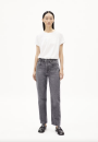 Straight Leg High Waist Jeans Aaikala soft ash
