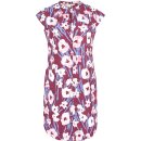 Harbor Dress, painted floral-magenta