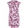 Harbor Dress, painted floral-magenta
