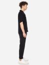Hemd Etirat aus Leinen-Viskose-Mix black