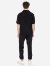 Hemd Etirat aus Leinen-Viskose-Mix black