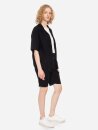Hemd Etirat aus Leinen-Viskose-Mix black