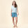 Shorty Pyjama Set Miriam bleu