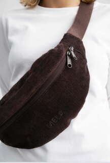 Cord Bauchtasche BHAVIN walnuss