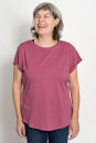 EP Women Rolled Up Sleeve faded burgundy