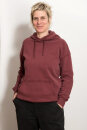 EP Unisex Hoodie stone washed burgundy