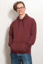 EP Unisex Hoodie stone washed burgundy
