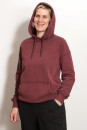 EP Unisex Hoodie stone washed burgundy