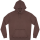 EP Unisex Hoodie stone washed burgundy