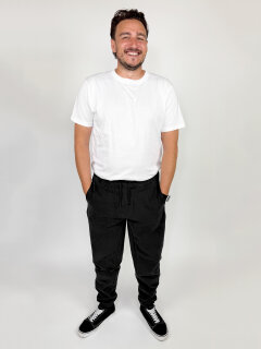 Jogginghose Unisex Sweatpants sueded black
